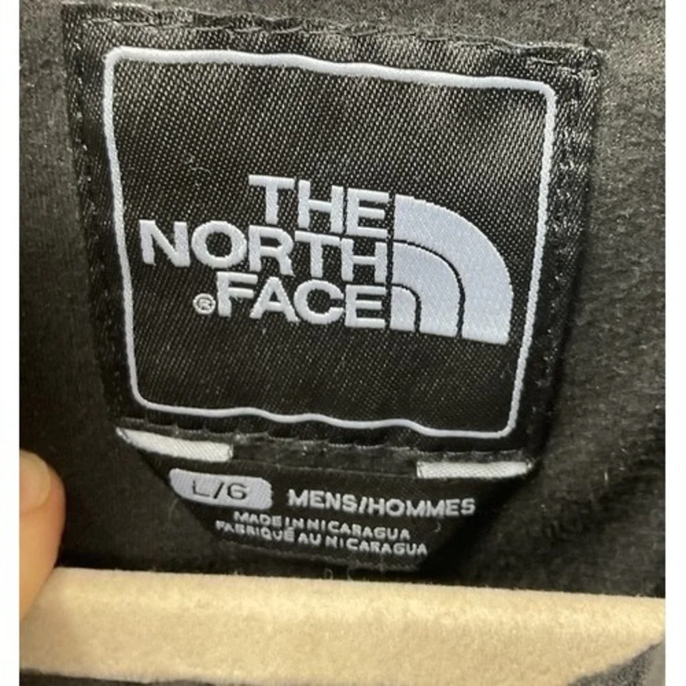The North Face Apex Bionic Black/Red FullZip Fleece Lined Jacket Men L Nicaragua
